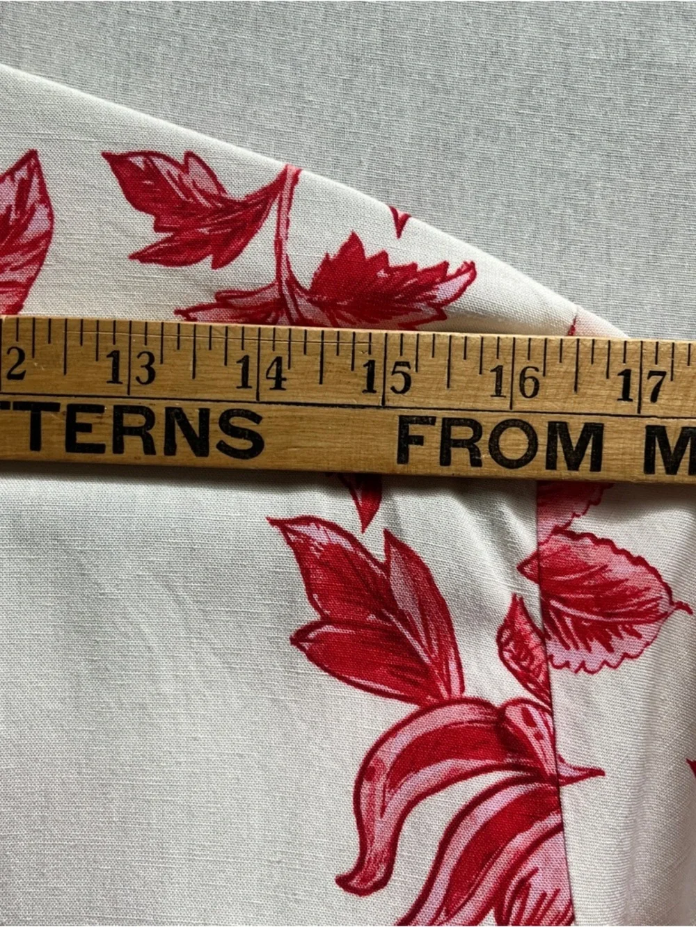 Zara Floral Botanical Print Hidden Button Blouse M - Picture 4 of 8